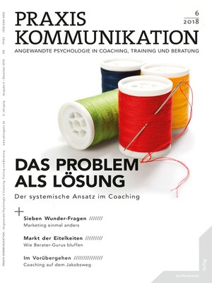 cover image of Praxis Kommunikation 6/2018 Einzelheft